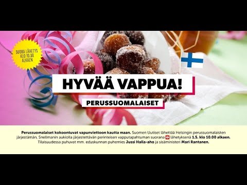 Vappupuhe 1.5.2024 – Jussi Halla-aho ja Mari Rantanen